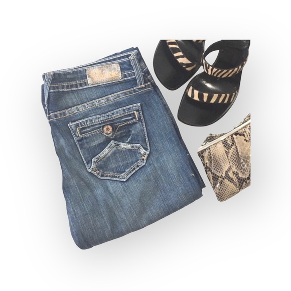 new Denim of Virtue ㋛ Y2K Patience Button Pocket Denim Jeans ㋛ Old Stone ㋛ 31 ㋛ - Picture 12 of 16